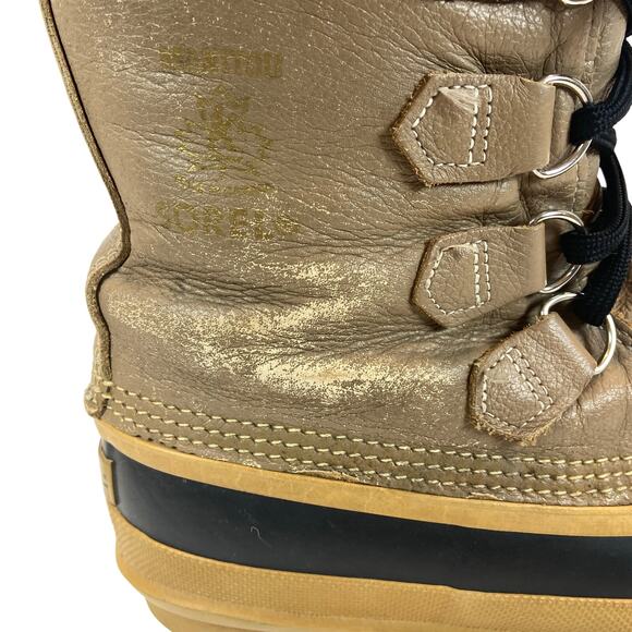 Sorel Manitou Winter Boots Insulated Waterproof Women Size 10 - Picture 8 of 15